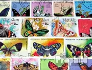 Motives 150 différents Papillons marches (Timbres pour les collectionneurs)