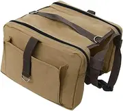 Sosoport Dog Backpack Dog Outdoor Saddlebag Doggy Backpacks Dog Rucksack Backpack for Dogs to Wear Dog Canvas Backpack Dog Saddlebag Dog Hiking Backpack Travel Bag for Dogs Khaki