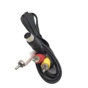 1.8M 9-Pin 3RCA Audio Video AV Cable Adapter Cord Wire For Sega Genesis 2 3 h