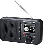 Albrecht DR 86 Small Senior Radio, 27861, DAB+/FM, Music Streaming, Integrated 2200 mAh Battery, Colour: Black