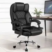 ALFORDSON Office Chair Gaming Executive Computer Racer PU Leather Seat Recliner
