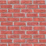 Dolls House Miniature Dark Red Textured Brick Pattern Cladding