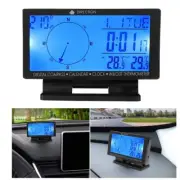 New Digital Display Screen Car CompassThermometer Gauge Time Navigation Function