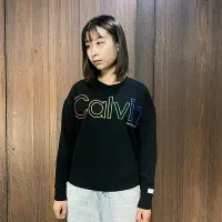 在飛比找樂天市場購物網優惠-美國百分百【全新真品】Calvin Klein 大學T 刷毛