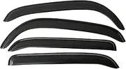Window Visor Fit for Nissan Cube Z12 2009-2016 Side Window Deflectors Visors Black Rain Guard Door Visor Vent Shades Dark Ventvisor