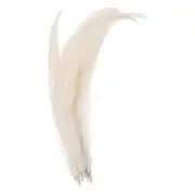 14-16 Inch Rooster Feathers, 20 Pack Bulk Natural Feathers Style 1, White