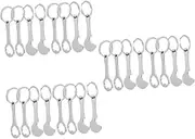 jojofuny 3sets 8pcs Metal Shopping Cart Tokens with Key Ring Grocery Token Convenient Keychain for Trolley Use High Grade for Key Decoration 8pcs*3