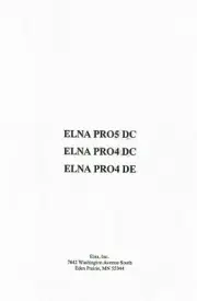 Elna Lock Overlock Serger Workbook Handbook Pro5 DC Pro4 DC Pro4 DE Manual Book