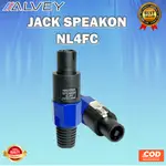 ALVEY JACK SPEAKON NEUTRIK NL4FC 音頻優質 JAK SPEAKON JAK