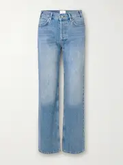[Anine Bing] Anine Bing - Gavin High-rise Straight-leg Organic Jeans - Blue - 29 29 Blue