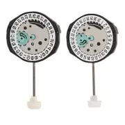 Quartz Movement Alloy SL25 3 Hands Calendar Watch Movement Replacement Parts HR6