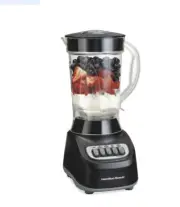 Hamilton Beach Smoothie Blender, 48 oz. Jar, 12 Blending Functions, Black