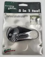 Golf Galaxy 5 In 1 Tool (Divot Tool, Brush, Ball Marker & More) - New