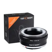 K&F Concept Manual Lens Adapter for M42 Lens to Canon EOS EF Mount Cameras Body