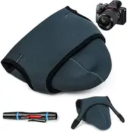 Fotover Camera Case Bag Camera Pouch Cover Sleeve,Soft Neoprene Travel Carry Protective Camera Pouch for Canon Nikon Sony Panasonic Pentax Olympus Fujifilm Cameras