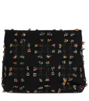[Gabriela Hearst] Gabriela Hearst Phoebe fringed cashmere clutch One Size multicoloured