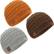 KeaBabies 3-Pack Warmzy Baby Beanies in Mars at Nordstrom, Size Small