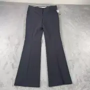 Theory Preston Flared Dress Pants Women 10 (32x34) BitterSweet Wool Designer NWT