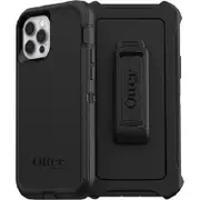 OtterBox Apple iPhone 12 / iPhone 12 Pro Defender Series Case - Black (77-65401)