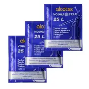 3 x Alcotec Vodka Star Turbo Yeast 25L Produce 14% abv Alcohol Making Home Brew