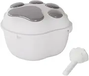AIMALL Large Pet Grain Storage Bucket 12.2x14x8in Moisture-Proof Dog and Cat Food Storage with Sealed Lid and Desiccant Box, 3kg Capacity