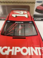 SIGNED 2021 CHASE BRISCOE #14 HIGHPOINT DARLINGTON THROWBACK AUTOGRAPHED 1/24