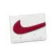 【NIKE 耐吉】錢包 Icon Air Force 1 Card Wallet 白 紅 皮革 卡片夾 皮夾(N100973817-3OS)