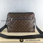 二手精品 LOUIS VUITTON MACASSAR TORRES 路易威登 斜背包 郵差包 公文包 M40387