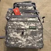 Rodeel Fishing Tackle Backpack 2 Fishing Rod Holders with 4 Tackle Boxes Large