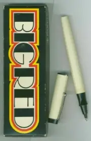 Parker Big Red Ballpoint Pen Ivory Ct Accents New In Box Made In Usa