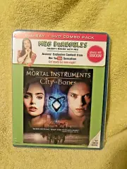 NEW/SEALED BLU RAY + DVD SET! MORTAL INSTRUMENTS CITY OF BONES COMBO PACK! PG13
