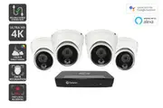 Swann Master Series 8 Channel 2TB NVR with 4 x 4K Ultra HD Security Cameras System (SWNVK-876804D)