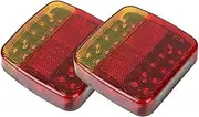 Magnetic Wireless LED Trailer Rear Taillight Signal Warning Brake Lamp Truck Tail Light For Caravan RV Camper Lorry Truck