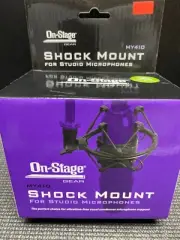 On-Stage MY410 Studio Microphone Shock Mount, Black