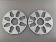 One Pair Pro 10.5" AKAI Empty Tape Reels For 1/4" Reel To Reel Tape Recorders