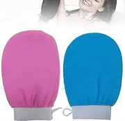 Kessa Exfoliating Glove, Arabic Exfoliating Glove, Original Kessa Exfoliating Glove, Kessa Back Scrubber, Moroccan Kessa Scrub Exfoliating Gloves for Body to Remove Dead Skin (F)
