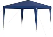 [Instahut] 3x3m Portable Gazebo with Carry Bag - Waterproof PVC Canopy, UV Resistant, Steel Frame, Blue