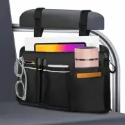 Waterproof Wheelchair Side Bag with Cup Holder for Walkers Rollators Wheelchairs