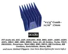ANDIS #1/4 17mm Pet Blade GUIDE ATTACHMENT COMB*Fit AGC,Oster A5,Wahl KM Clipper