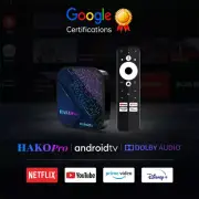 Android Smart TV Box Google Certified 4K Netflix Dolby Digital Plus 2/32 gb