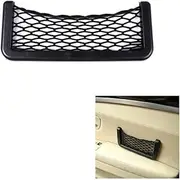Outdoor Black Universal Car Seat Side Back Storage Net Bag Phone Holder Pocket Organizer