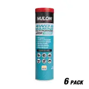 6 x Nulon 4WD and Marine Multi-Purpose Lithium Complex Grease 450g