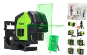 Cross Line Laser Level with 2 Plumb Dots- 8211G Professional Green Laser Beam