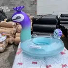 Sequin Unicorn Swimming Ring Float Raft Peacock flamingo Lounge Toy Bed Pool Bed