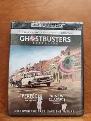 Ghostbusters: Afterlife 4K Ultra HD + Blu-Ray + Digital Code, 2022 New Sealed