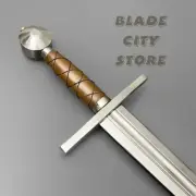 Knight Templar Medieval Viking Sword Carbon Steel Hand Forged Sharp Battle Ready