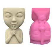 DIY Flowerpot Mold Holds Cross Shape DIY Vase Mold Easy to Use for Crafting