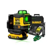 DeWALT 18V Li-ion XR Compact 3 x 360° Green Beam Multiline Laser Combo Kit