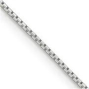 [JewelryWeb] 925 Sterling Silver Octagon Polished .6mm 8 Side D Cut Mirror Box Chain Spring Ring Jewelry Gifts for Women - Length Options: 41 46 51 61