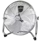Impress 18-Inch High-Velocity Floor Fan w Chrome Finish and Adjustable Tilt Head